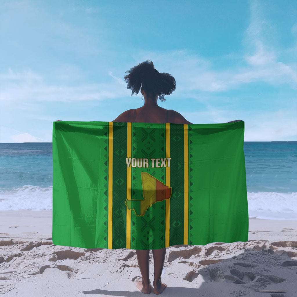 Mali Basketball Custom Sarong Mud Cloth Bogolan Pattern