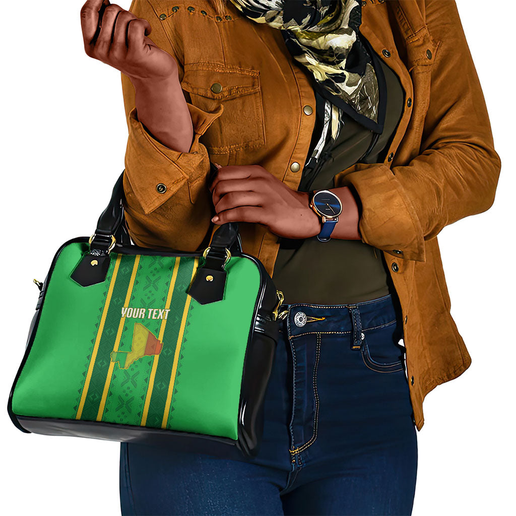 Mali Basketball Custom Shoulder Handbag Mud Cloth Bogolan Pattern