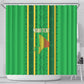 Mali Basketball Custom Shower Curtain Mud Cloth Bogolan Pattern