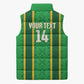 Mali Basketball Custom Sleeveless Puffer Jacket Mud Cloth Bogolan Pattern