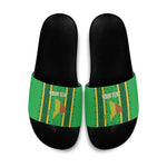Mali Basketball Custom Slide Sandals Mud Cloth Bogolan Pattern