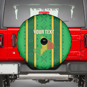Mali Basketball Custom Spare Tire Cover Mud Cloth Bogolan Pattern