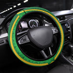 Mali Basketball Steering Wheel Cover Mud Cloth Bogolan Pattern