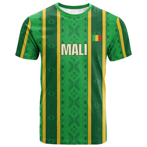 Mali Basketball Custom T shirt Mud Cloth Bogolan Pattern