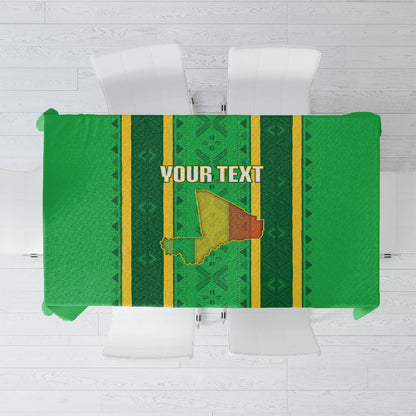 Mali Basketball Custom Tablecloth Mud Cloth Bogolan Pattern