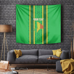 Mali Basketball Custom Tapestry Mud Cloth Bogolan Pattern