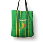Mali Basketball Custom Tote Bag Mud Cloth Bogolan Pattern