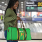 Mali Basketball Custom Travel Bag Mud Cloth Bogolan Pattern