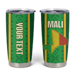 Mali Basketball Custom Tumbler Cup Mud Cloth Bogolan Pattern