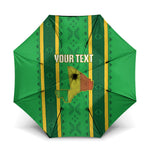 Mali Basketball Custom Umbrella Mud Cloth Bogolan Pattern