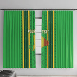 Mali Basketball Custom Window Curtain Mud Cloth Bogolan Pattern