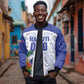 Haiti Basketball Custom Bomber Jacket Ayiti Coat Of Arms White Sporty Style