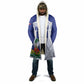 Haiti Basketball Custom Cloak Ayiti Coat Of Arms White Sporty Style