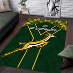 South Africa Rugby Area Rug Go Champions Springboks