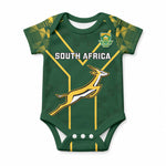 South Africa Rugby Baby Onesie Go Champions World Cup Springboks