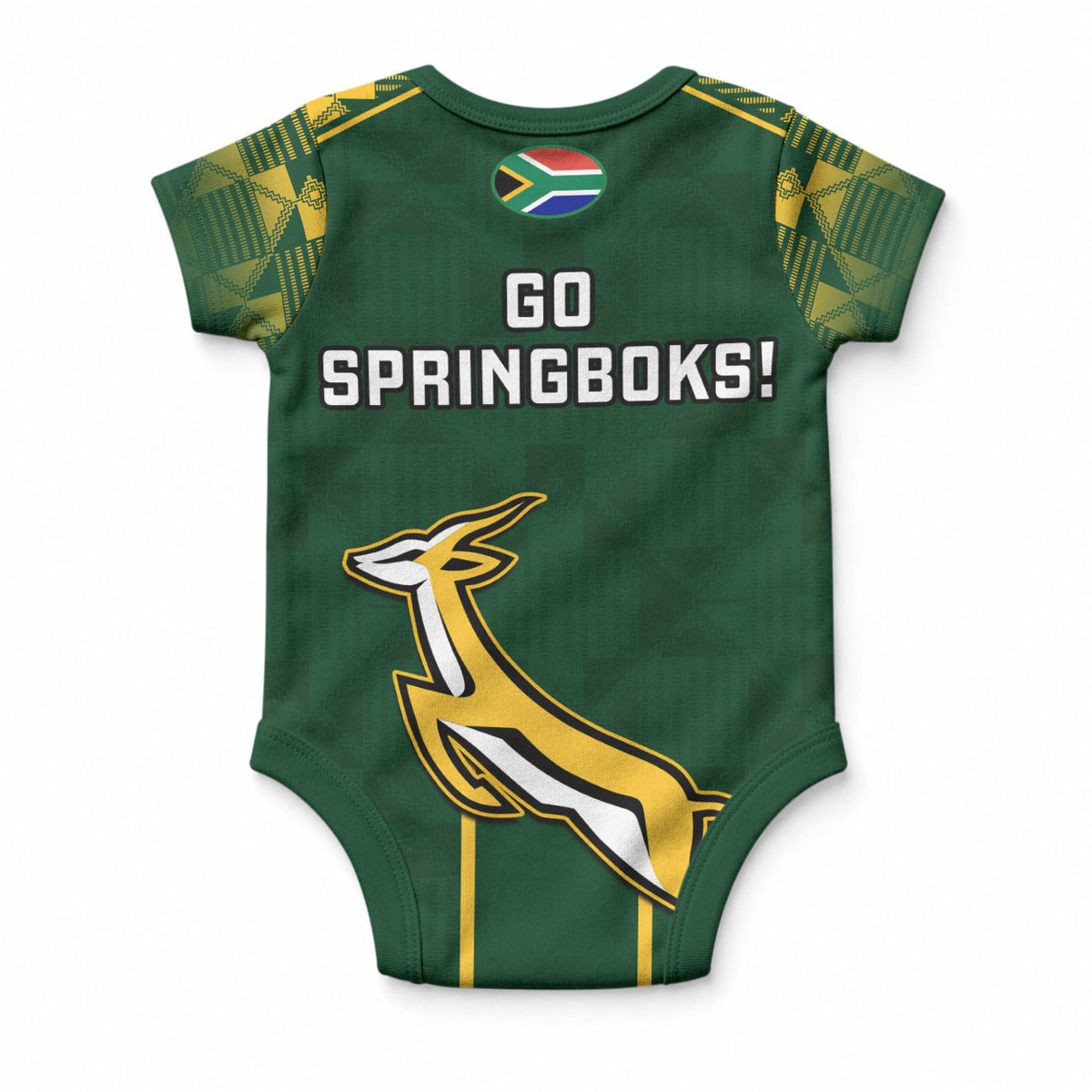 South Africa Rugby Baby Onesie Go Champions World Cup Springboks