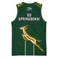 South Africa Rugby Basketball Jersey Go Champions Springboks LT14