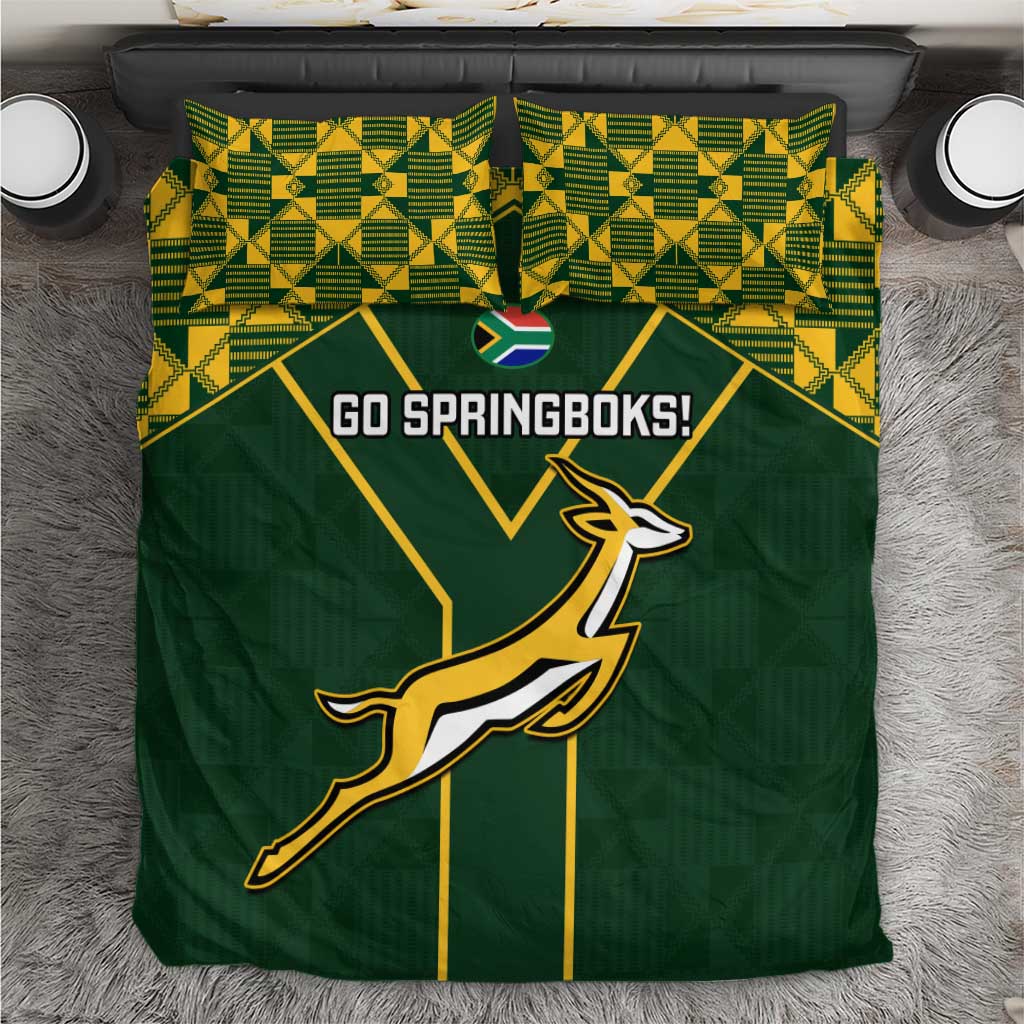 South Africa Rugby Bedding Set Go Champions Springboks