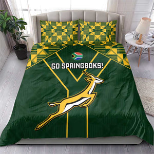 South Africa Rugby Bedding Set Go Champions Springboks