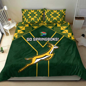 South Africa Rugby Bedding Set Go Champions Springboks