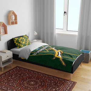 South Africa Rugby Bedding Set Go Champions Springboks