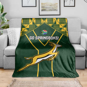 South Africa Rugby Blanket Go Champions Springboks