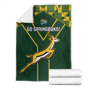 South Africa Rugby Blanket Go Champions Springboks