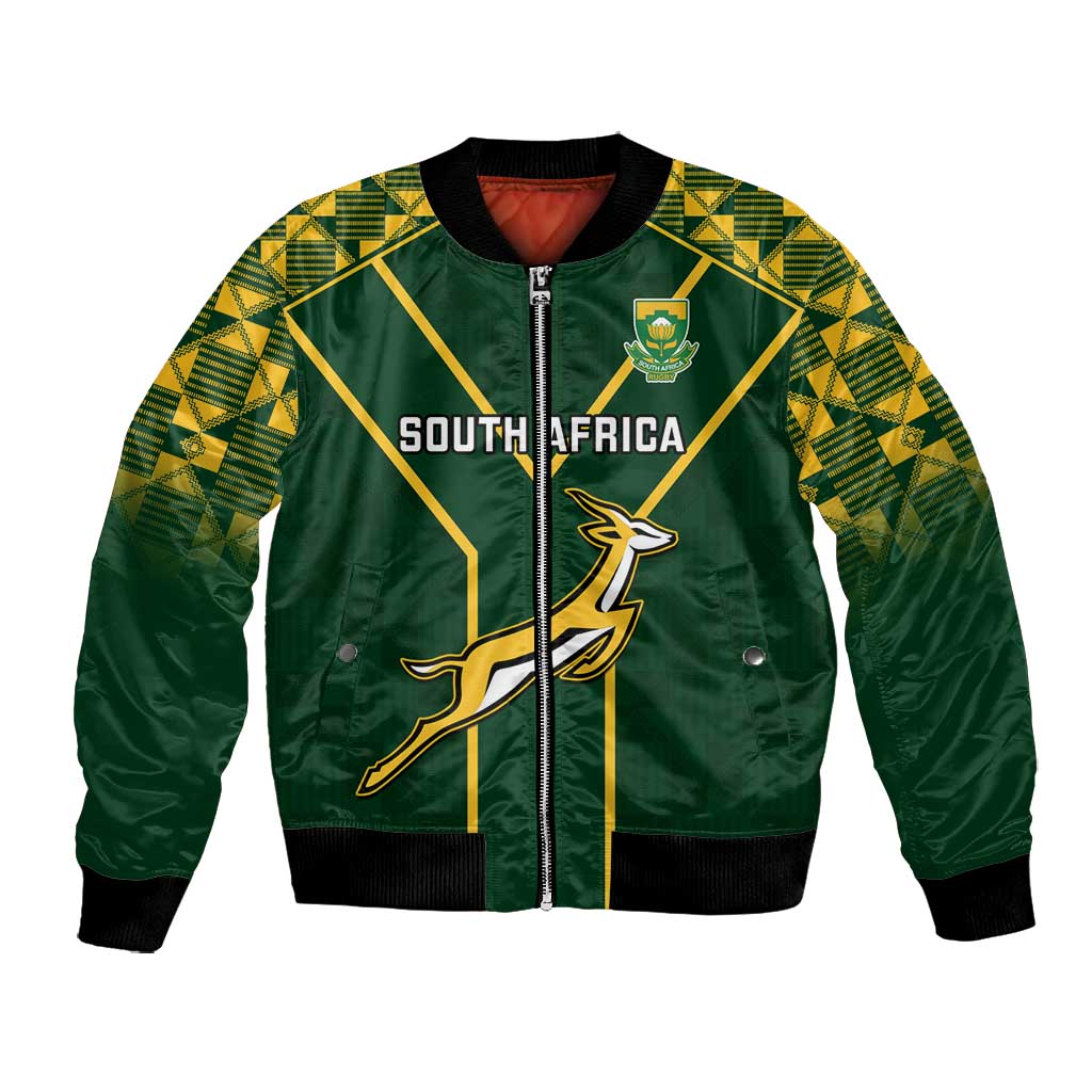 South Africa Rugby Bomber Jacket Go Champions Springboks