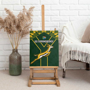 South Africa Rugby Canvas Wall Art Go Champions Springboks