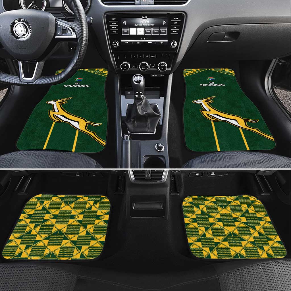 South Africa Rugby Car Mats Go Champions Springboks