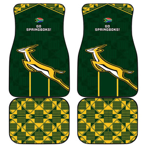 South Africa Rugby Car Mats Go Champions Springboks