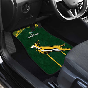 South Africa Rugby Car Mats Go Champions Springboks