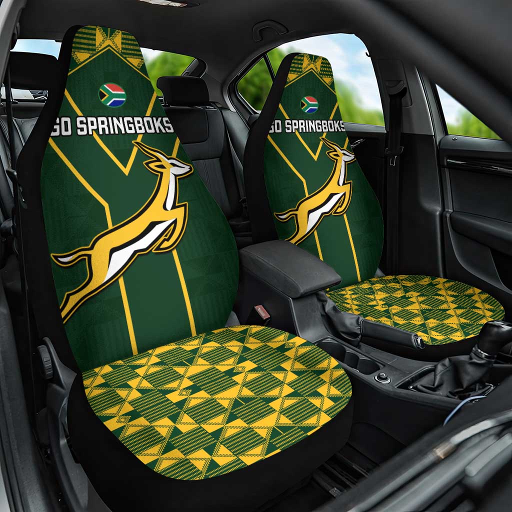 South Africa Rugby Car Seat Cover Go Champions Springboks