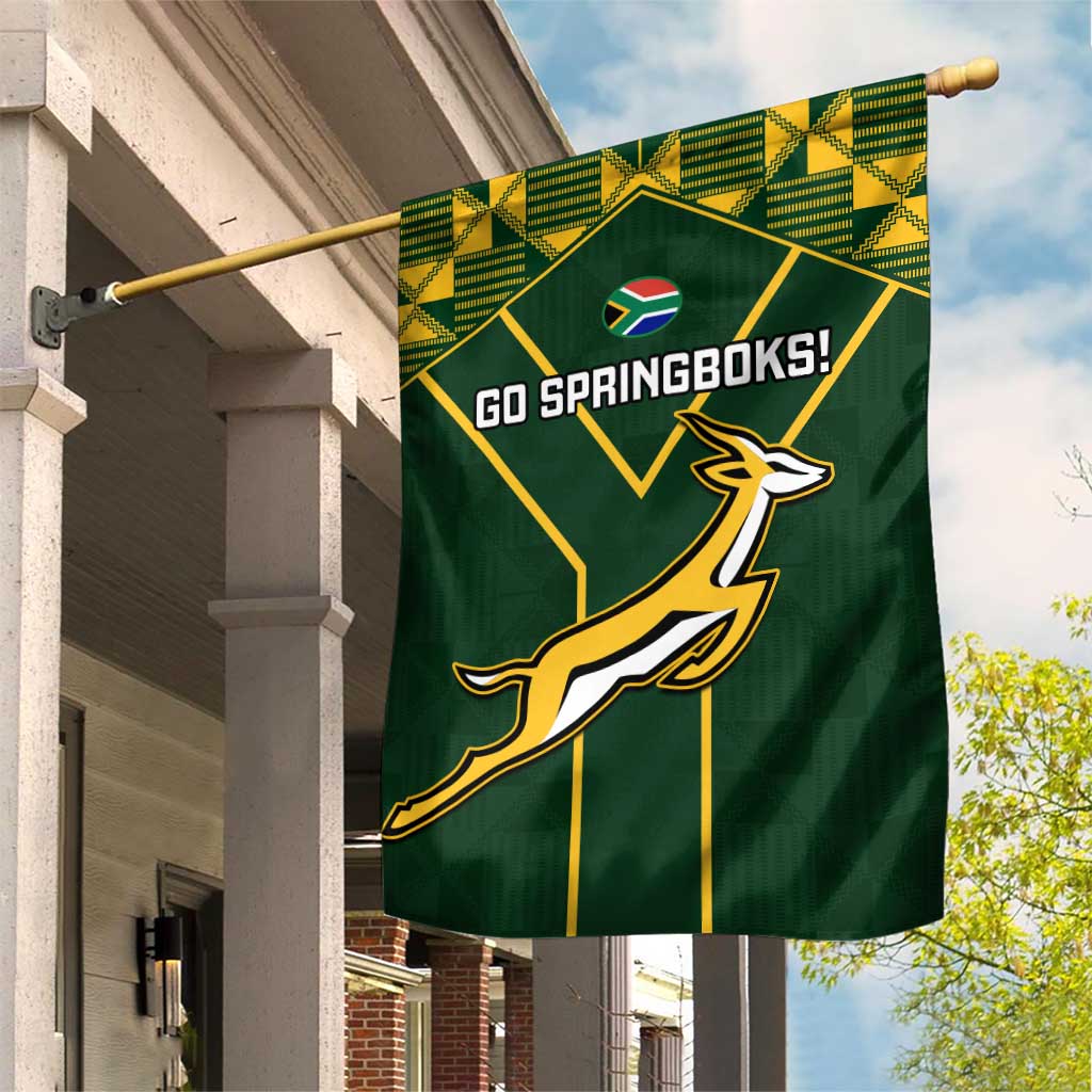 South Africa Rugby Garden Flag Go Champions Springboks