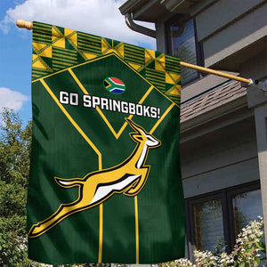 South Africa Rugby Garden Flag Go Champions Springboks