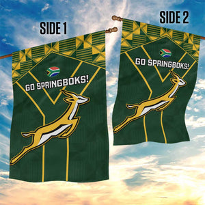 South Africa Rugby Garden Flag Go Champions Springboks