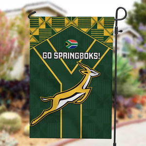 South Africa Rugby Garden Flag Go Champions Springboks