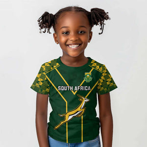 South Africa Rugby Kid T shirt Go Champions Springboks