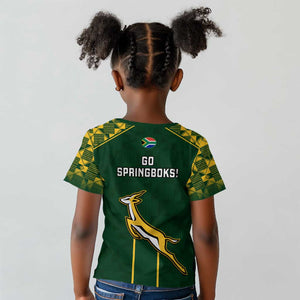 South Africa Rugby Kid T shirt Go Champions Springboks