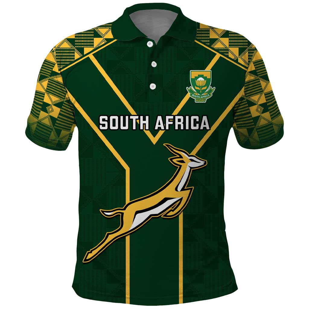 South Africa Rugby Polo Shirt Go Champions Springboks