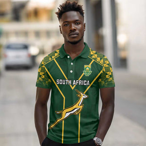 South Africa Rugby Polo Shirt Go Champions Springboks