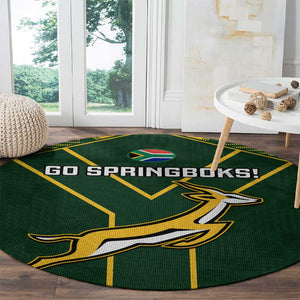 South Africa Rugby Round Carpet Go Champions Springboks