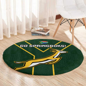 South Africa Rugby Round Carpet Go Champions Springboks