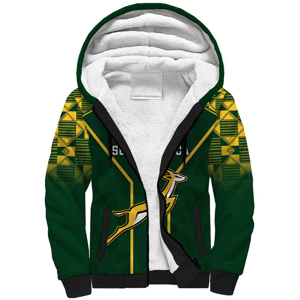 South Africa Rugby Sherpa Hoodie Go Champions Springboks