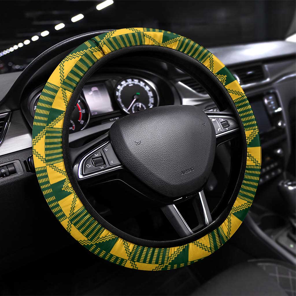 South Africa Rugby Steering Wheel Cover Go Champions Springboks