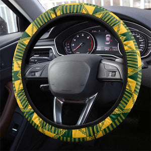 South Africa Rugby Steering Wheel Cover Go Champions Springboks