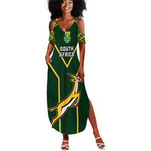 South Africa Rugby Summer Maxi Dress Go Champions Springboks