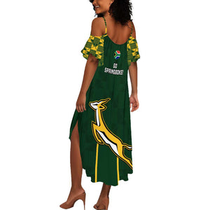 South Africa Rugby Summer Maxi Dress Go Champions Springboks