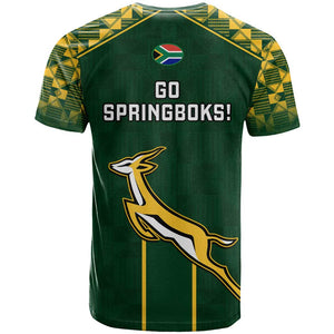 South Africa Rugby T shirt Go Champions Springboks