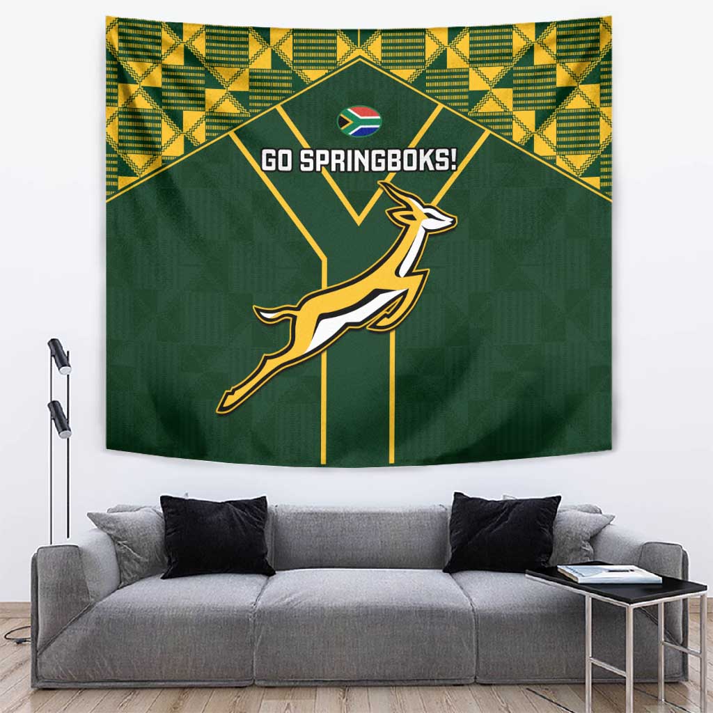 South Africa Rugby Tapestry Go Champions Springboks